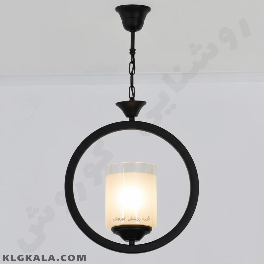 klg-la-l-0164-05 لوستر لهستانی تک شعله گرد - Image 1