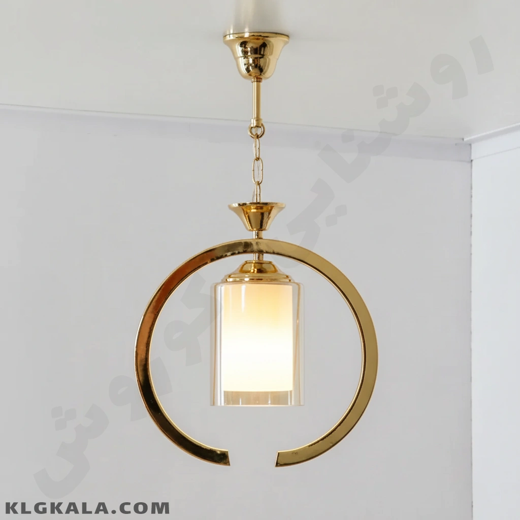 klg-la-l-0166-05 لوستر لهستانی تک شعله فنری - Image 1