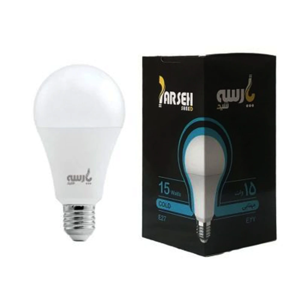 9w parsshid لامپ ال ای دی حبابی 9 وات پارسه شید سرپیچ E27 - Image 1