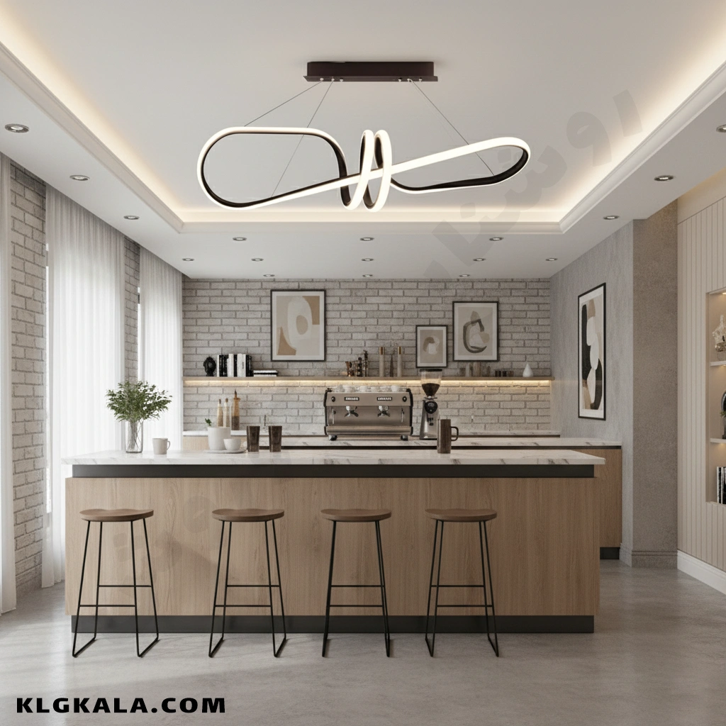 klg-smd-l-0010-2 لوستر مدرن اس ام دی مدل پروانه - Image 1