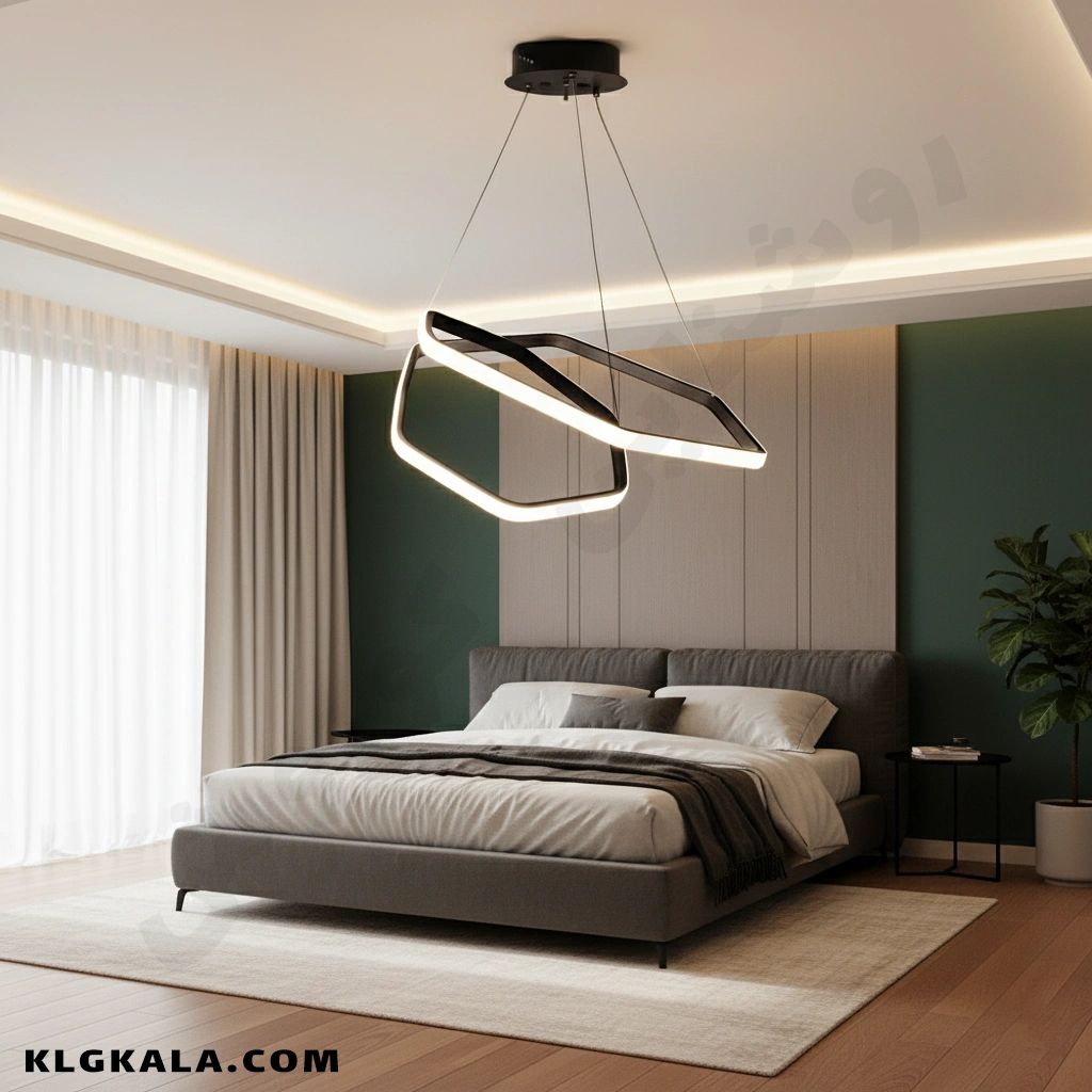 klg-smd-l-0016-1 لوستر مدرن اس ام دی مدل چند ضلعی تک پیچ - Image 1