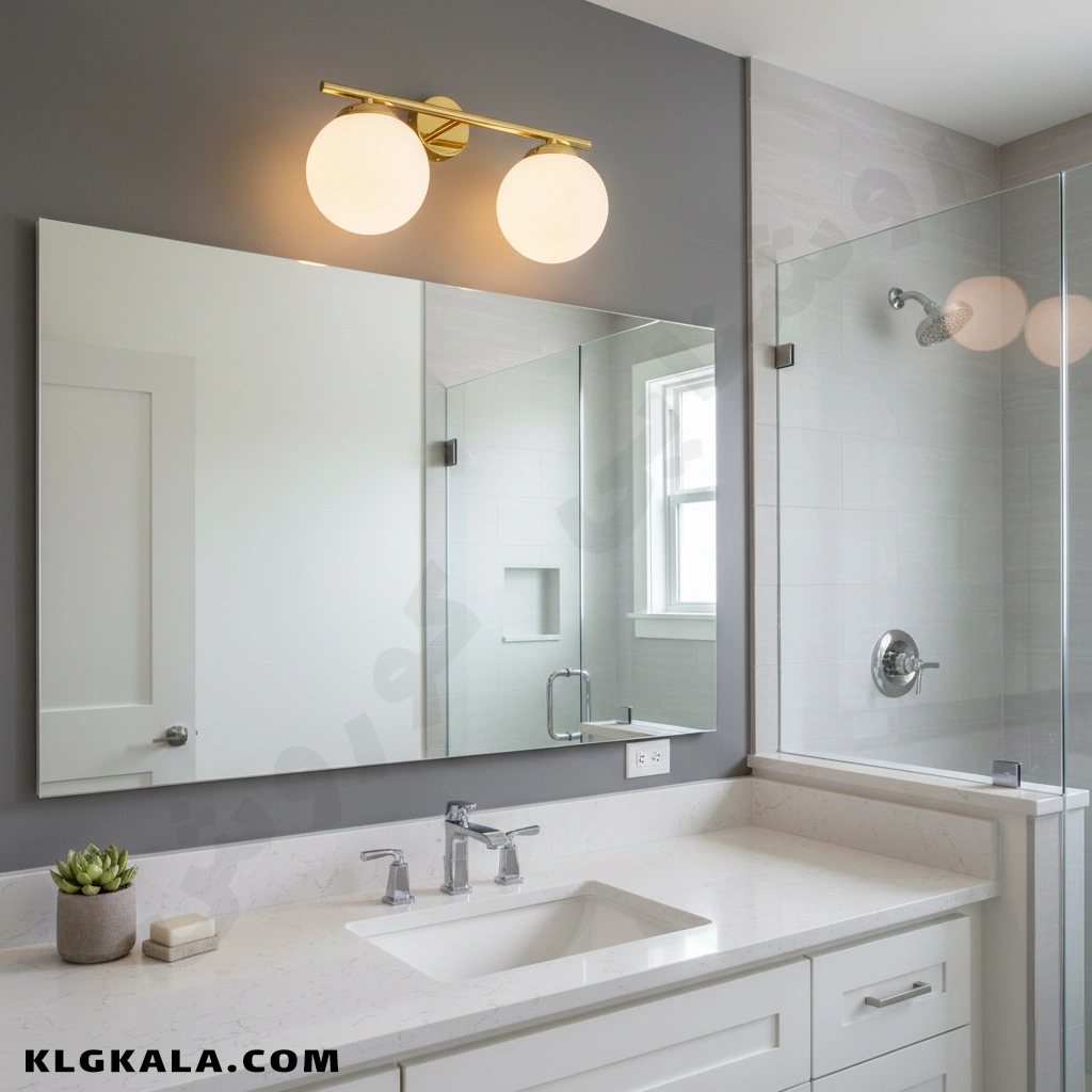 klg-mu-d-0256-3 دیوارکوب مولکولی خطی 2 شعله - Image 1