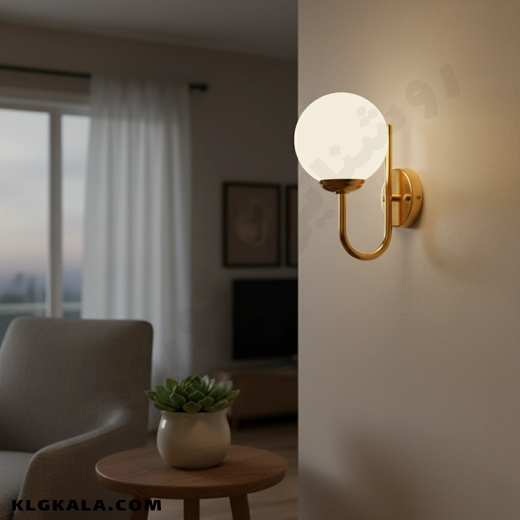 klg-mu-d-0263-1 دیوارکوب مولکولی 1 شعله - Image 1