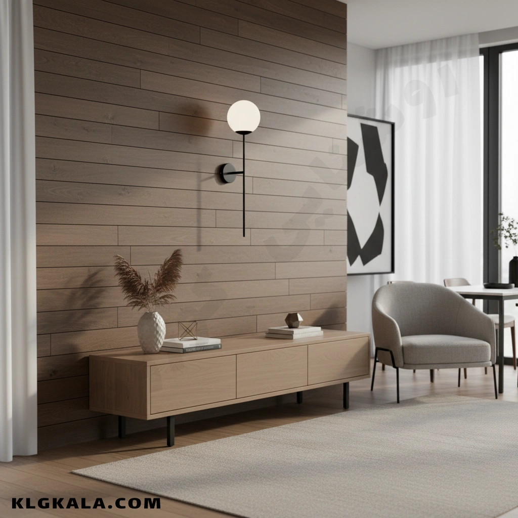 klg-mu-d-0265-7 دیوارکوب مولکولی طرح گل 1 شعله - Image 1