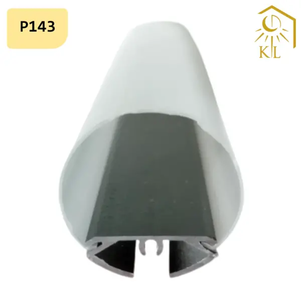 P143 قاب چراغ لاینی روکار کد P143 قطر 30 میلیمتری