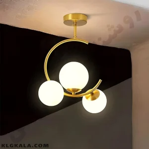 لوستر مولکولی 3 شعله طرح ماه - Image 2