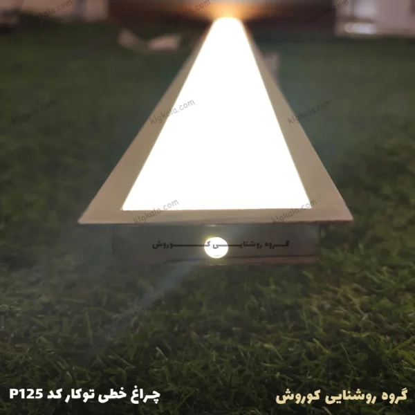 p125 2img لاین نوری چراغ خطی توکار LED رویه 60 ارتفاع 12 میلیمتری کد 25