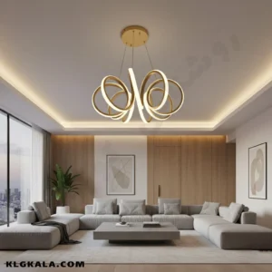 لوستر مدرن اس ام دی مدل گل 9 پر - Image 5