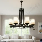 لوستر لهستانی مدل عصایی دو رینگ کد 5030 - قابل انتخاب از 3 تا 8 شاخه - Image 2