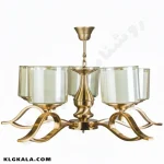 لوستر لهستانی مدل شایان کد 5015 - قابل انتخاب از 3 تا 8 شاخه - تصویر 5