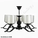 لوستر لهستانی مدل شایان کد 5015 - قابل انتخاب از 3 تا 8 شاخه - تصویر 3
