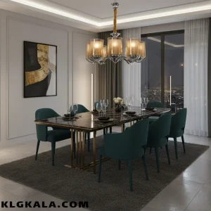 لوستر لهستانی مدل شیدا کد 5020 - قابل انتخاب از 3 تا 8 شاخه - Image 8