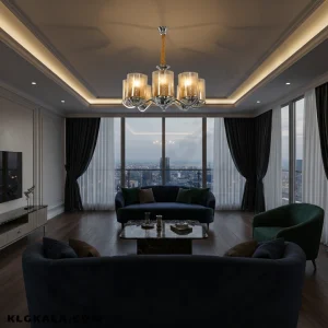 لوستر لهستانی مدل شیدا کد 5020 - قابل انتخاب از 3 تا 8 شاخه - Image 7