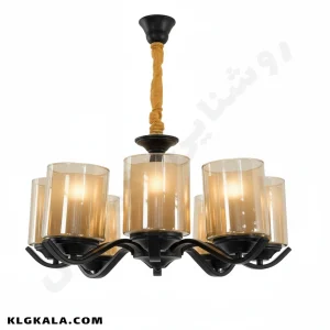 لوستر لهستانی مدل شیدا کد 5020 - قابل انتخاب از 3 تا 8 شاخه - Image 3