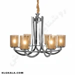 لوستر لهستانی مدل عصایی تک رینگ کد 5035 - قابل انتخاب از 3 تا 8 شاخه - Image 5