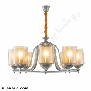لوستر لهستانی مدل ماهان کد 5040 - قابل انتخاب از 4  تا 9 شعله - Image 5