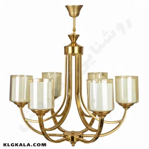 لوستر لهستانی مدل سهیل کد 5045 - قابل انتخاب از 3 تا 8 شاخه - Image 5