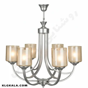 لوستر لهستانی مدل سهیل کد 5045 - قابل انتخاب از 3 تا 8 شاخه - Image 3