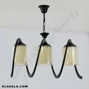 لوستر لهستانی مدل فنری رو به پایین - قابل انتخاب از 1 تا 6 شاخه - Image 3