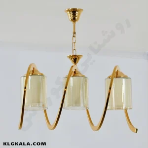 لوستر لهستانی مدل فنری رو به پایین - قابل انتخاب از 1 تا 6 شاخه - Image 4