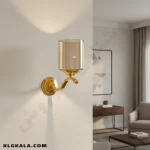 چراغ دیواری لهستانی تک شعله مدل اهورا کد D1