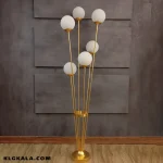 آباژور ایستاده کنارسالنی مولکولی 6 شعله مدل گل - تصویر 2