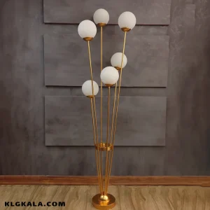 آباژور ایستاده کنارسالنی مولکولی 6 شعله مدل گل - Image 3