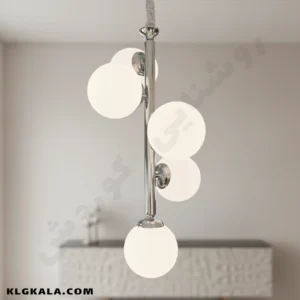 لوستر آویز مولکولی کنار سالنی ثابت 5 شعله - Image 3