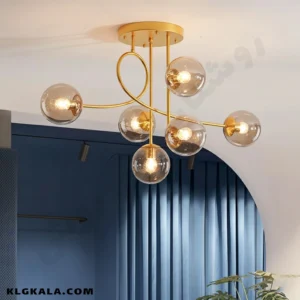 لوستر مولکولی طرح موج 6 شعله - Image 3