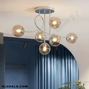 لوستر مولکولی طرح موج 6 شعله - Image 4