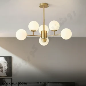 لوستر مولکولی 6 شعله مدل تارا - Image 3