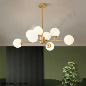 لوستر مولکولی 8 شعله مدل تارا - Image 5