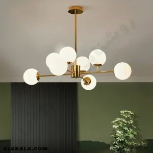 لوستر مولکولی 8 شعله مدل تارا - Image 4