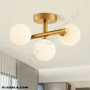 لوستر مولکولی 3 شعله مدل اقیانوس - Image 4