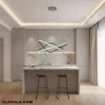 لوستر مدرن اس ام دی مدل ستاره مثلثی - Image 2