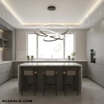 لوستر مدرن اس ام دی مدل حلقه ای سه طبقه قطر 90 - 70 - 50 - Image 2