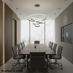 لوستر مدرن اس ام دی مدل حلقه ای چهار طبقه قطر 80 - 60 - 40 - 20 - Image 4