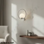 دیوارکوب مولکولی 1 شعله طرح حلقه - Image 3